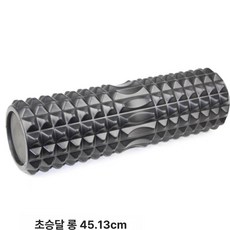 EVA 요가폼롤러 필라테스폼 스트레칭 기둥 홈트 운동 필라테스요가 마사지롤러 요가휠, 1개, m59 크레센트 롱 블랙 45x13cm 중간