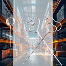 메모꽂이 철 원형 2p 명함꽂이 빵이름표 공예재료 화분이름표꽂이 메모클립 메모고정