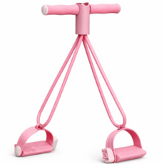 비테모 고탄력 4선 튜빙밴드 좌우 분리 결합형 홈트레이닝, 핑크, 1개