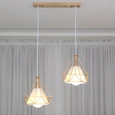 爸爸鑽石 2 燈吊燈小, 金色