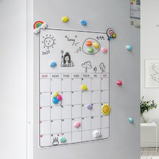 산큐아이템 자석 화이트보드 칠판 일정 캘린더