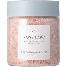 일본직배송 입욕제 로즈랩 로즈 아로마 바스솔트 300g 약 15회분 장미 향기, 1