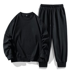 THE G&G남녀공용 맨투맨 긴팔티 면질 데일리 무직세트MT