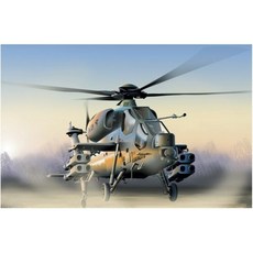 플라츠 이탈레리 172 이탈리아 A129 망스타 공격 헬리콥터 플라스틱 모델 IT0006, 1개