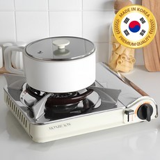 [국산 회오리 불꽃] 신화 휴대용 고화력 가스버너 가정용 업소용 캠핑용, 1개, 라이트 옐로우