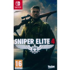 NS SWITCH 狙擊之神 4 中文版 Sniper Elite 4 狙擊菁英4 含DLC多人遊戲地圖包【一起玩】, 中文歐版(英文封面中文字幕), HAC-P-AXBYA