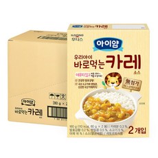 아이얌 우리아이 바로먹는 카레소스 8개, 160g