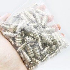 【工具帝國】三線銅公 玻璃層板銅粒 隔板粒 一包100顆, 透明三線 (超取限5包)