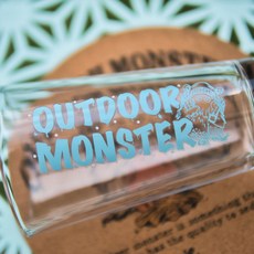 Hyggelig OutdoorMonster 文字玻璃杯 聯名款 啤酒杯, 黑色, 1個