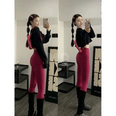 臺灣爆品-高腰蜜桃提臀吸溼排汗瑜伽褲女性緊身運動褲