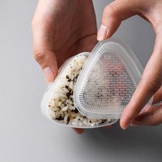 飯團模具 食品級日式壽司套裝 寶寶餵飯神器 三角飯團模具 (送飯勺), 1個, 1個裝【可備註】