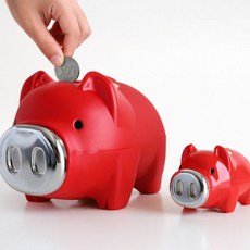 돼지저금통 왕대형 인테리어 선물용 돈저금통 돈모으기, 스마트돼지저금통 (왕대)