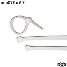 전선정리 bns KDY 케이블타이 화이트 7.5 x 100개입 전선정리/소품정리/선정리/케이블정리/정리끈 370mm 79000EA 1EA, 본상품