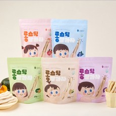 지후쌀과자/롱스틱쌀과자 혼합 5종/무료배송, 1개, 30g, 롱스틱 혼합 5종