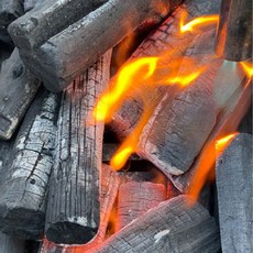 화력빵빵 프리미엄 바베큐 비장탄 참숯 10kg (2kgx5봉)길이10-15cm 캠핑 업소식당 구이용, 1개