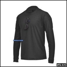 野戰搖滾-生存遊戲 執政官戰術圓領長袖T恤 (黑色、碳灰色、狼棕色、綠色) 特勤排汗速乾上衣