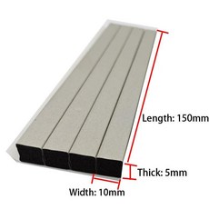 전도성 폼 차폐 가스켓 스폰지 열 폭 두께 길이 한쪽 끈적 옵션, 1개