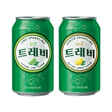 트레비 레몬 355ml 12입+라임 355ml 12입, 1세트