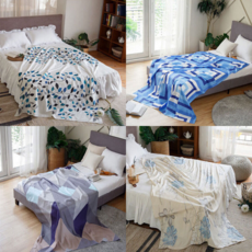 아이데이 예쁜 한 여름 시원한 얇은 쿨 엠보 홑 이불 가벼운 1인용 싱글 침대 손님 침구 패드 / 13종 모음, 상세페이지 참조