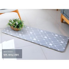 다용도실 베란다 대형 PVC 쿠션 주방 발 매트 180cm 바닥 예쁜 씽크대 발판, 패브릭트윈 12T 중