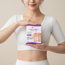 라벤더 수액패치 디톡스 발바닥패치 발패치, 8개입, 3개