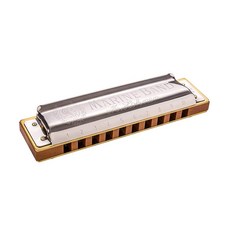 HOHNER 1896BX Marine Band Harmonica Key of A Natural Minor 스테인리스 스틸 (1896BX-NMA), D 내추럴 마이너, 1개