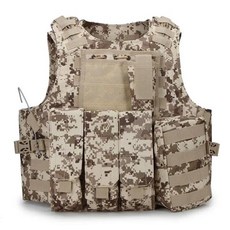 600D 옥스포드 밀리터리 조끼 남자 레저 필드 전투 Airsoft Molle 양복 CS 공격 플레이트 캐리어, [00] DSDG