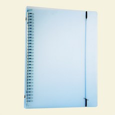 좋은문구 A4 30공 PP 밴드 바인더, 라이트블루