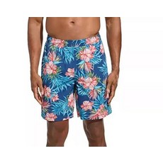 Kirkland Signature 남성용 수영 반바지 블루 플라워 XL