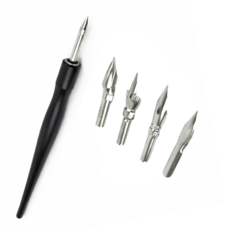 패널라인 악센트 먹선 펜 5종 세트 프라모델 건담 디테일 표현 정밀 조각 니들, 1세트