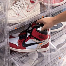 대형 신발진열대 슈케이스 보관함 슈즈케이스 투명 19264pc 1(ea), 색상, 1개