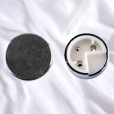 원형 경코너 3mm 4개 욕실부속 거울받침대 코너경첩 화장실부속