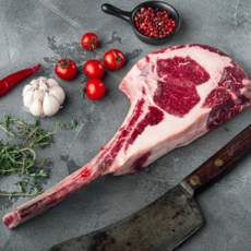 미국산 소고기 토마호크 450g 초이스등급 캠핑 바베큐 홈파티, 450g 내외, 1개