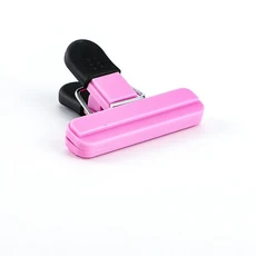 대형 보관용 클립 봉투용 플라스틱 스낵 가정 사무실용 헤비듀티 밀봉, 05 pink 7cm