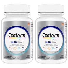센트룸 실버 맨 50+ 멀티비타민, 100정, 2개