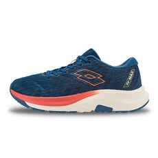 LOTTO 男款 寬楦 CT-MAX 輕量透氣越野跑鞋 紺藍/橘 LT5AMR9246