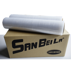 SanBeiLa 工業用五層伸縮膜, 透明色, 4箱