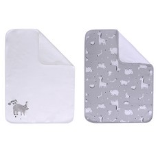 미라클 베이비 유아 방수패드 기저귀매트 2개입, 하양색 북극곰, 1세트