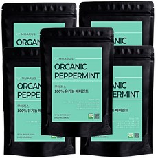 [최상급 원료 수프림] 무아러스 독일 유기농 페퍼민트 # 쿨한 첫모금 # 청아한 피니쉬, 1개, 100개입, 1.2g