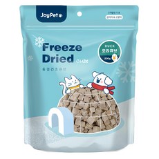 조이펫 반려동물 동결건조 큐브 간식, 오리, 200g, 1개 오리, 200g, 1개