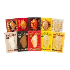 한끼통살 1기 10종 맛보기세트20팩 (10종x2 총20팩), 한끼통살 1기 10종 맛보기세트20팩 (10종x2, 총