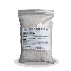化煩為簡 海鹽 粗鹽 1000g 食品加工 淨化 清潔, 1kg, 1個