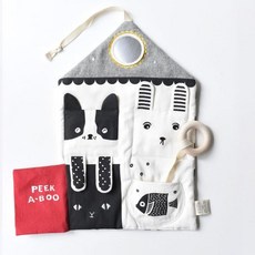 【 Wee gallery】可綁式活動遊戲墊【 La nube親子選物】, 寵物躲貓貓