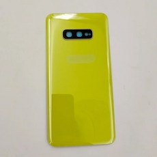 후면 배터리 커버 유리 문짝 하우징 수리 부품 삼성 호환 호환 S 0e SM G9700, 02 S10E Yellow, 한개옵션1