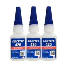 록타이트 420 순간 접착제 플라스틱 본드 3개