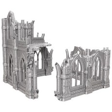 197030 Tabletop Terrain 공상 과학 유적 세트 1 - 모듈식 지형 테이블 워게이밍 경쟁 28mm 32mm, 1세트