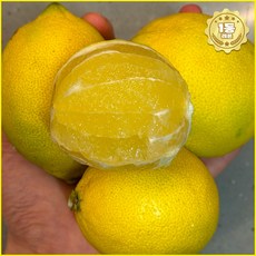 [단골1위77박스특가]자연재배 껍질째 팬시 제주 레몬, 1박스, 3kg