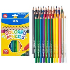 MoonGoon M&G 성인용 컬러링 북용 36색 색연필 세트 아티스트 선물을 위한 크리스마스 스타킹 스터퍼 부드러운 코어 아트 드로잉 연필, 36 colors