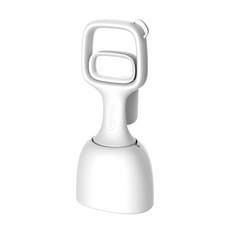 小紅慄狗狗拾便器短柄鏟屎神器撿屎夾便器糞便清理工具寵物用品, 1個, 短款月牙白