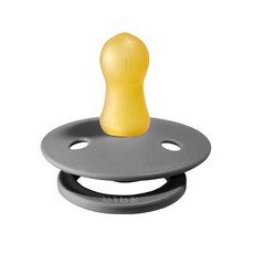 BIBS COLOUR乳膠安撫奶嘴 72O086637, Smoke, 第1階段(0~6個月), 1個